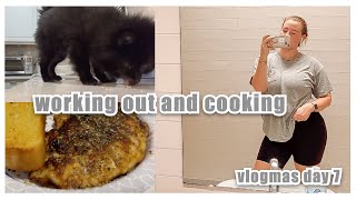Working out and meal prepping | Vlogmas Day 7 | Adrian Levisohn