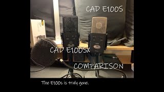 Video thumbnail for CAD E100SX vs CAD E100s - Sound comparison by Dracomies