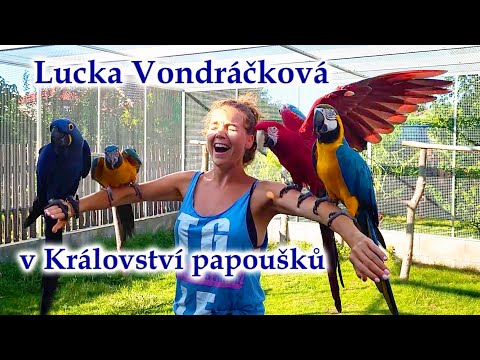 774 - Zpěvačka Lucie Vondráčková v Království papoušků v Praze