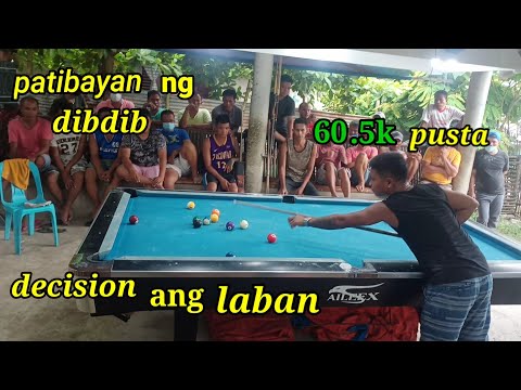 REMATCH Jojo Dela cerna 7/10 VS CRISTIAN (DYNAMITE)RACE TO 11(₱60,500)