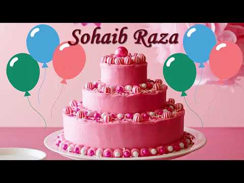Sohaib Raza Birthday Cake | Happy Birthday Sohaib Raza #birthday #cake #sohaib #raza @wishes-for-you