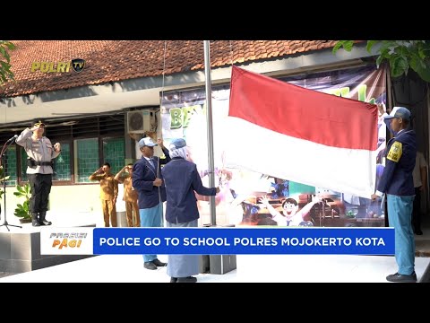 KAPOLRES MOJOKERTO KOTA AJAK PELAJAR GALI POTENSI &amp; JAGA PERGAULAN MELALUI "POLICE GO TO SCHOOL"