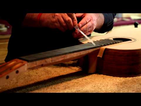 Classical guitar making part 2, neck carving