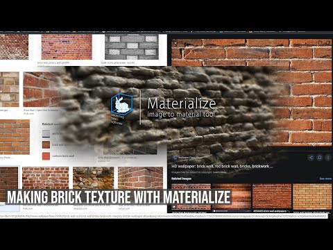 Free Texture Map Generating Tool - Materialize (Make  Brick Texture)