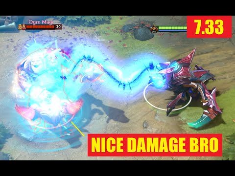 Dota 2 7.33 - Brainless Ogre magi vs Nyx
