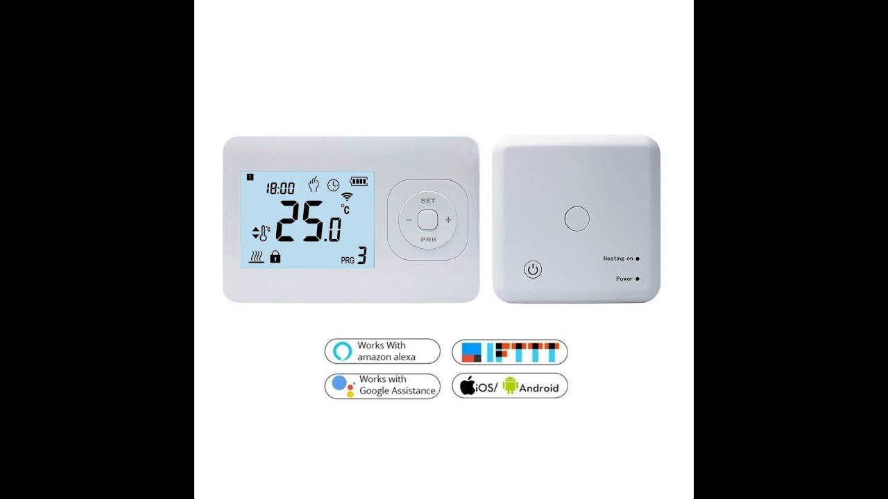 QH Wifi Basic draadloos programmeerbare thermostaat met ontvanger ( vloersensor )