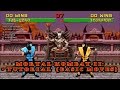 Mortal Kombat 2 Basic Moves Tutorial