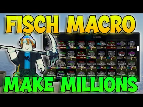 BEST Auto FISCH Macro Roblox! How To Macro In Fisch Roblox! (Roblox Fish)