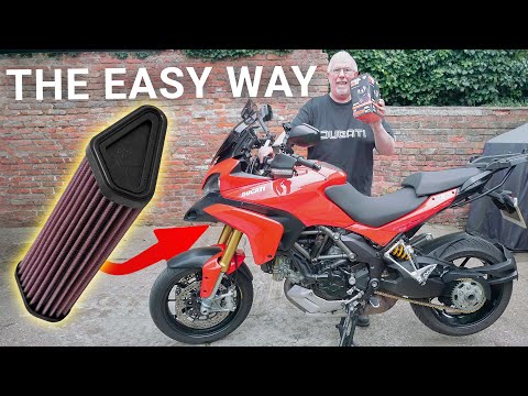 Ducati Multistrada 1200 K&N Air Filter Upgrade Made Easy! (Skip the Strip-Down)