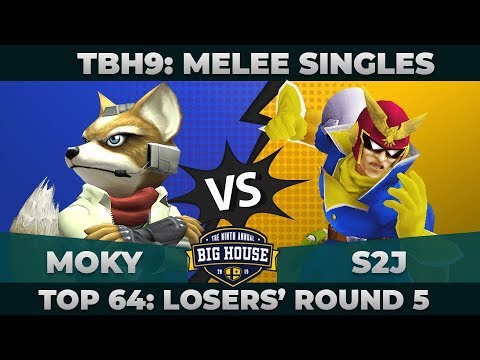 moky vs S2J - Top 64 Losers' Round 5: Melee Singles - The Big House 9 | Fox vs Captain Falcon
