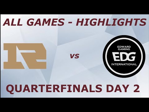 RNG vs EDG Highlights - All Games - Quarterfinals Day 2 - Worlds 2021