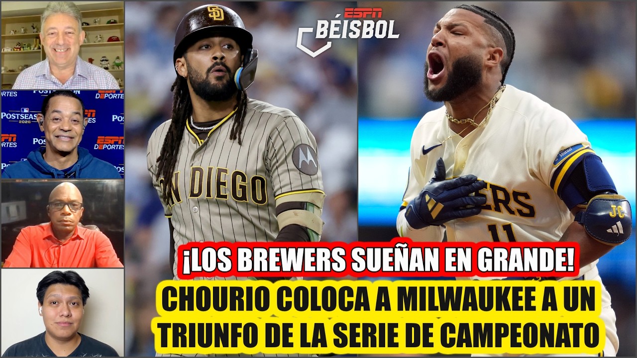 JACKSON CHOURIO fue HÉROE y pone a los BREWERS a UN PASO de la SERIE de CAMPEONATO | ESPN Beisbol