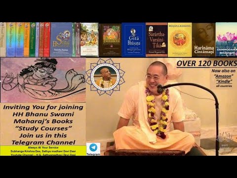 HH. Bhanu Swami Maharaj Books Study Group Invitation. Click description to Fill application & email.