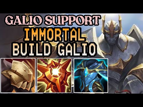 THIS IS HOW TO ESCAPE DEATH WITH THIS TANK GALIO BUILD | Galio support gameplay | LOL WILD RIFT |