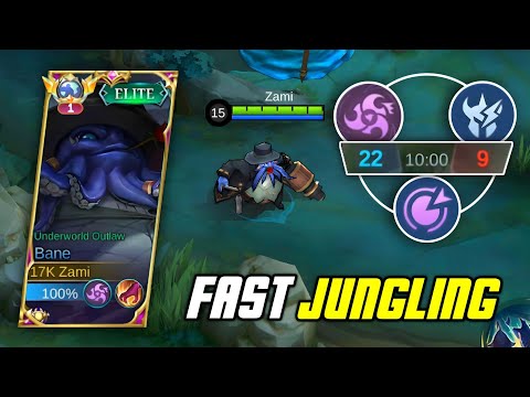 JUNGLER BANE CAN REACH LVL 15 IN JUST 10 MINS?! SECRET BUILD REVEAL 2023 (must watch) -MLBB