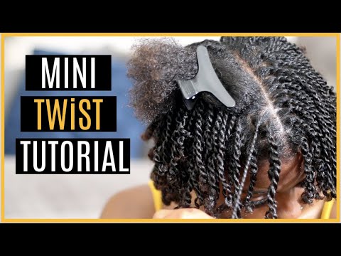 Super MINI TWIST on short/medium Natural Hair