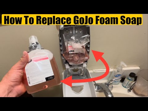 How To Refill GoJo Foaming Hand Soap Dispenser