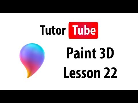 Paint 3D Tutorial Lesson 1 Interface