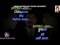 Chhupana Bhi Nahin Aata Karaoke With Scrolling Lyrics Eng हिंदी