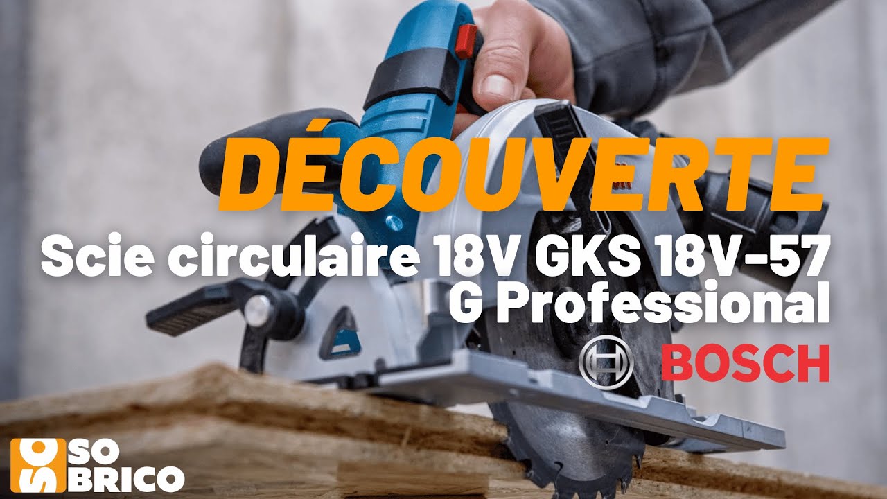 Scie circulaire Bosch sur batterie