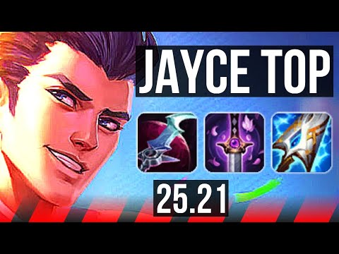 JAYCE vs AATROX (TOP) | 11 solo kills, Legendary | KR Master | 25.21