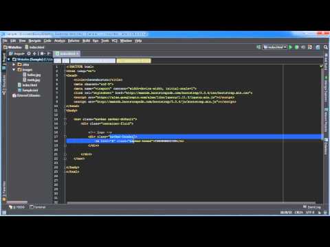 Bootstrap Tutorial for Beginners - 6 - Navbar