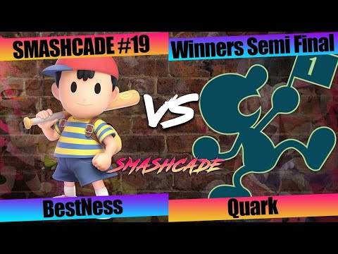 Smashcade #19 SSBU Ultimate- WSF: Quark (Mr. Game & Watch, Greninja) VS BestNess (Ness)