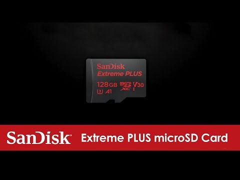 SanDisk Extreme PLUS 128 GB 170 MB/s Class 10 UHS-I/U3 microSDXC Card