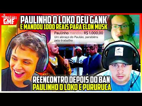 EXCITING😭 PAULINHO O LOKO reunited with PURURUCA and GANKED ELON MUSK in CAPITAL CITY GTA RP
