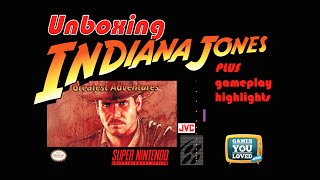 UNBOXING Super Nintendo Indiana Jones PLUS Gameplay Highlights