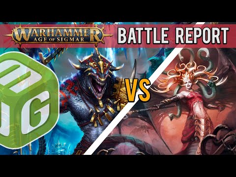 Seraphon vs Daughters of Khaine Age of Sigmar 3rd Edition Battle Report Ep 6
