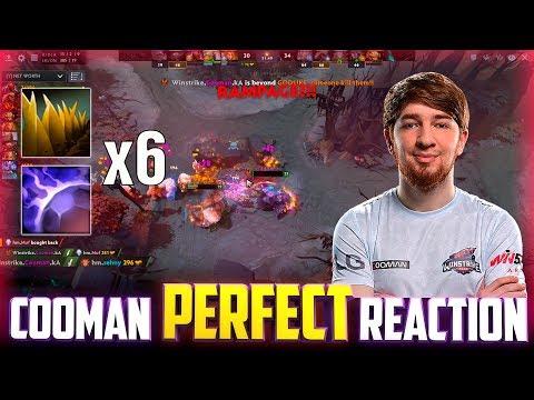 COOMAN plays on Anti-Mage, amazing skill, RAMPAGE