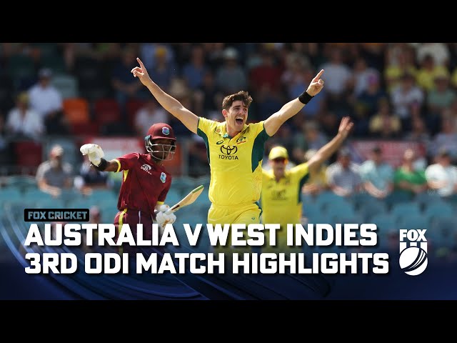 Australia vs. West Indies 3rd ODI Full Match Highlights I 06/02/24 I Fox Cricket