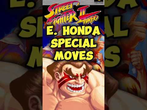 E. Honda Special Moves - Super Street Fighter II Turbo