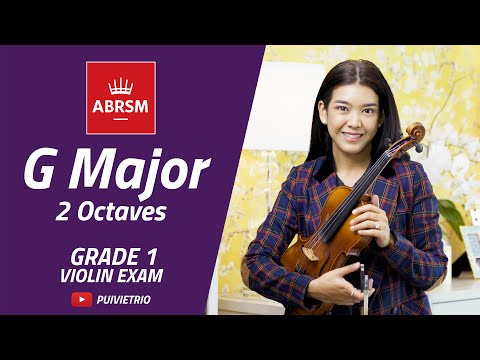 ABRSM : Grade 1 | G Major - 2 Octaves | Scale & Arpeggio | Violin Exam