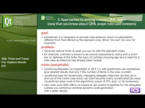 QtDD13 - Vladimir Moolle - QML Tricks and Treats