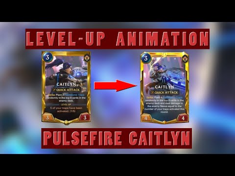 Pulsefire Caitlyn level-up animation | Legends of Runeterra