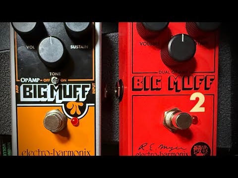 Tone Shoot Out: Big Muff Op-Amp vs Big Muff 2! 