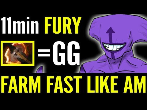 11 Min RUSH for FURY on Faceless Void by XBOCT Fun Game Dota 2