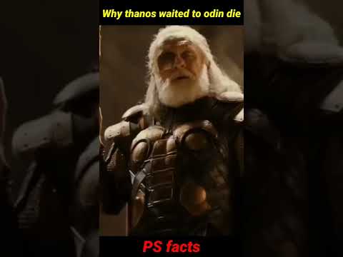 Why thanos waited to odin die ? #shorts #marvel #avengers