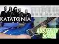 Katatonia - Austerity Guitar Solo (with Guitar Tabs)