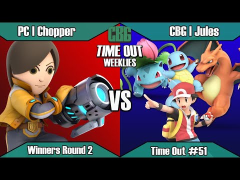 Time Out #51 | Winners R2 | PC | Chopper (Mii Gunner) vs. CBG | Jules (Pokémon Trainer)