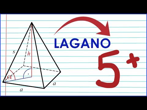 Cetvorostrana piramida - TUTORIJAL - Matematika za 8. razred