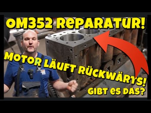 Mercedes engine running backwards, is that really possible?