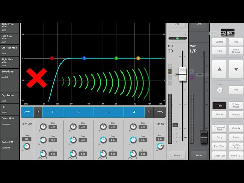 How to Use a High Pass Filter (or Low Cut Filter) on a TouchMix - Quick Tip