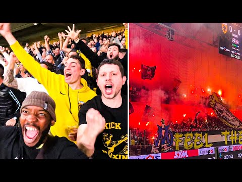 AMERICAN WITNESSES THE BEST ATMOSPHERE IN GREECE??? AEK ATHENS VS PAOK!