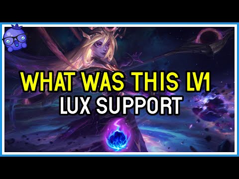 Strangest lv1 invade play I've seen in my LoL Career - Lux Support - League of Legends