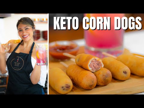 KETO CORN DOGS! How to Make THE BEST Keto Corn Dogs...