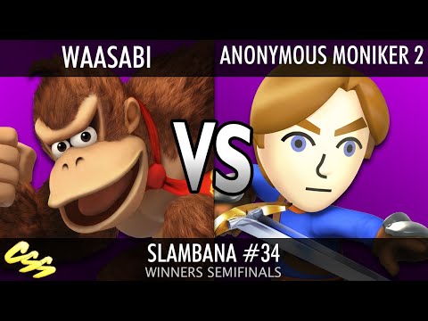[Slambana #34] Winners Semis: Waasabi (DK) vs. Anonymous Moniker 2 (Mii Swordfighter, Bayo)