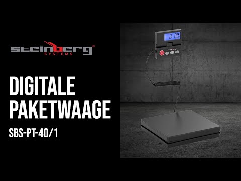 Video - Digitale Paketwaage - 40 kg / 1 g - Basic - externes LCD